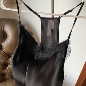 Anthropologie silky lace tank